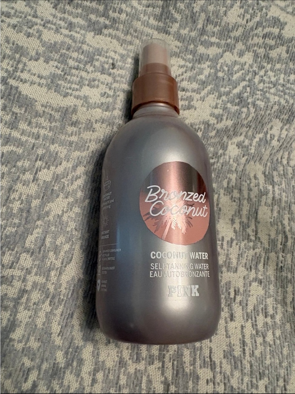 Victoria’s Secret * PINK Bronzed Coconut Self-Tanning Water Spray Beach 8oz